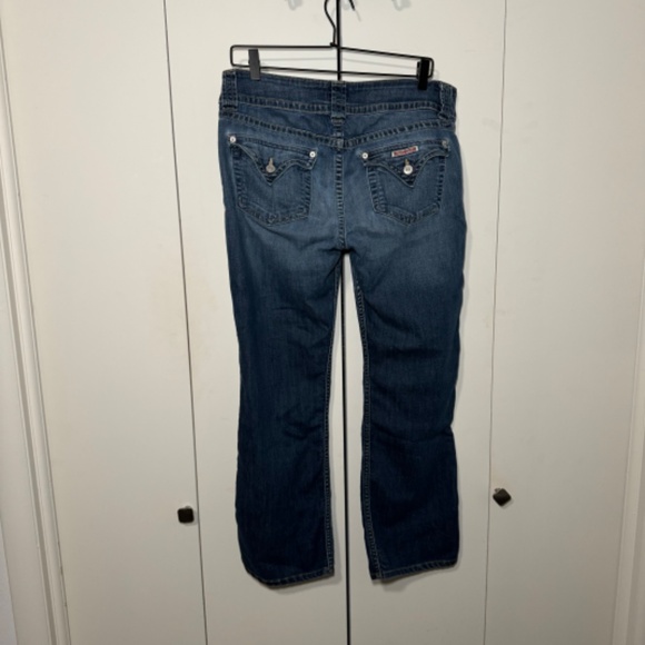 Hudson Jeans Women's Size 31 Blue Medium Wash Denim Signature Petite Bootcut - Picture 4 of 5
